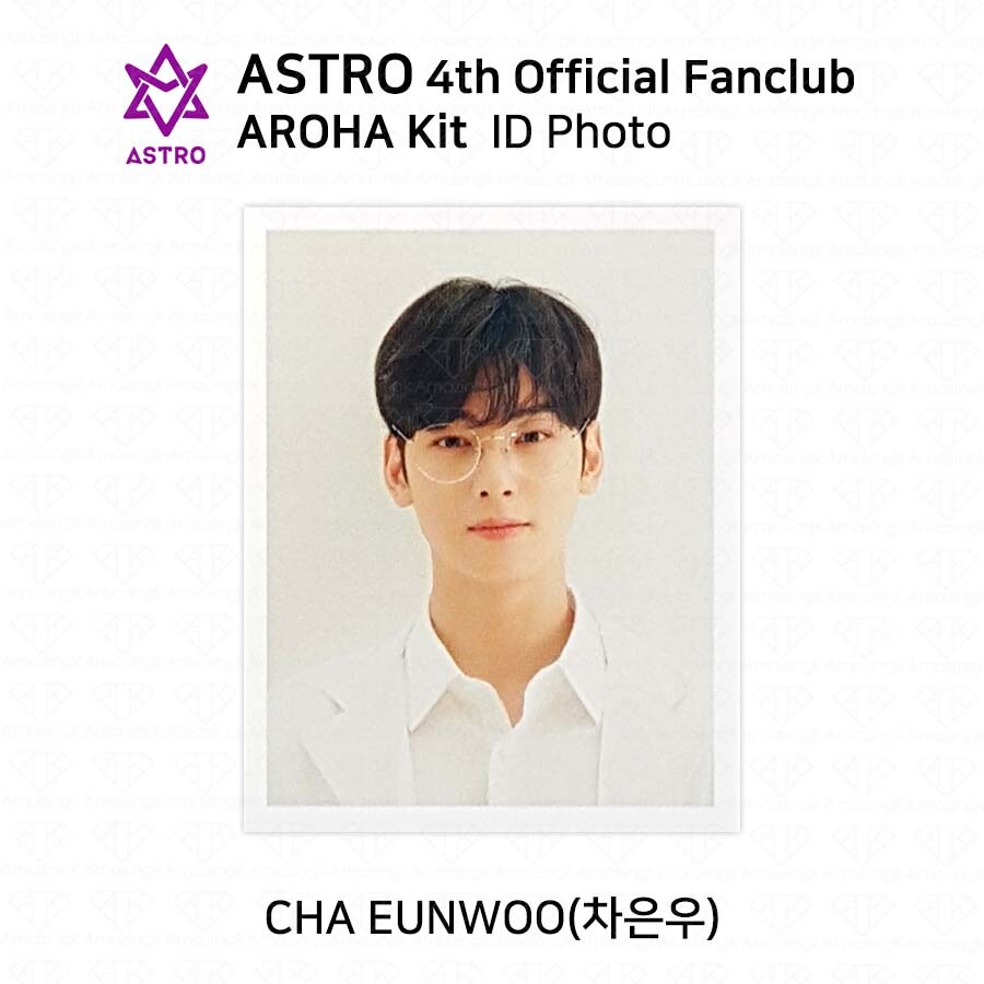 ASTRO 4th Official Fanclub AROHA Kit ID Photo Eunwoo Moonbin MJ