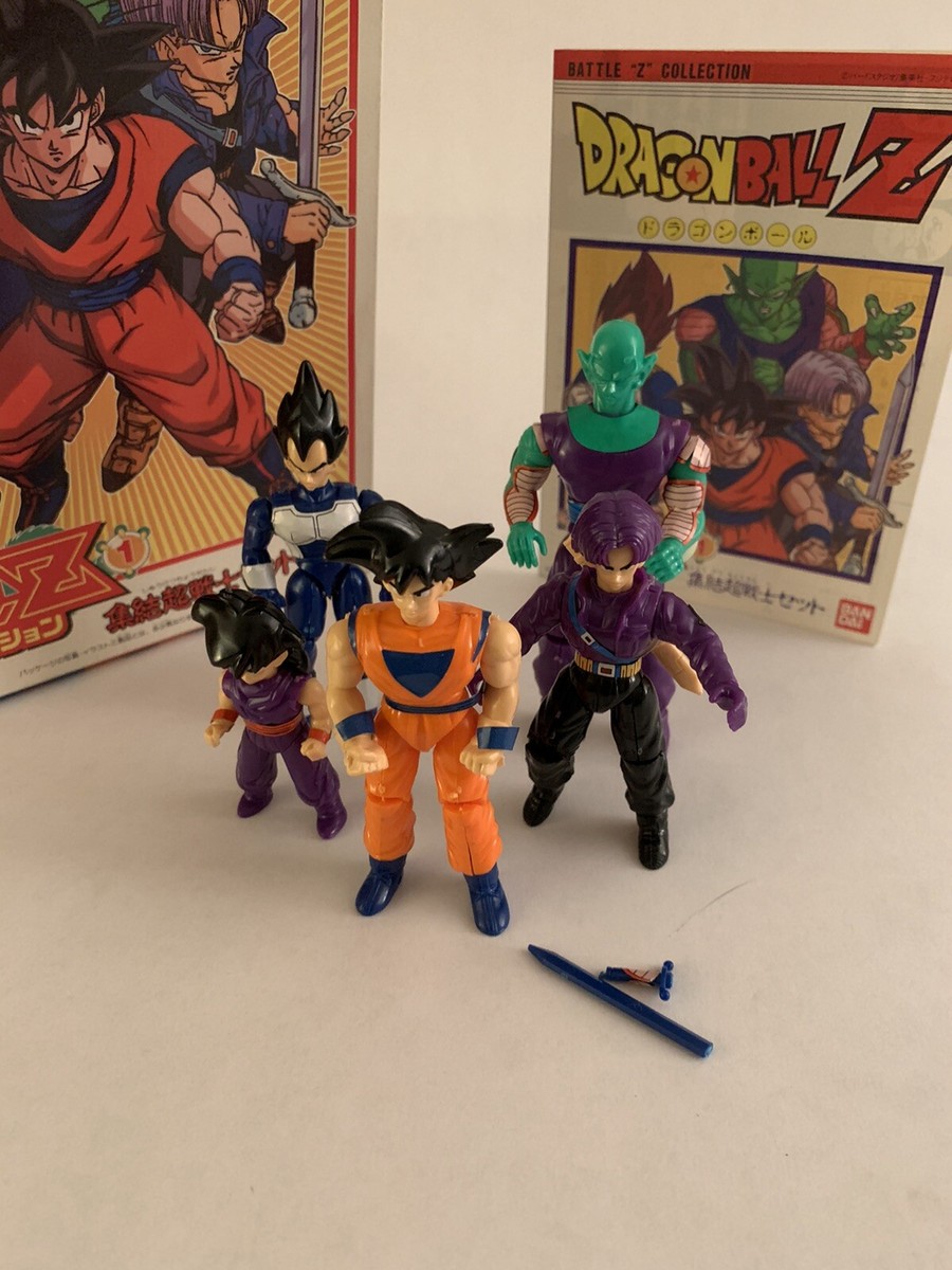 Dragon Ball Z 1992 Bandai Battle Z 1 Model Kit Figure Set Rare