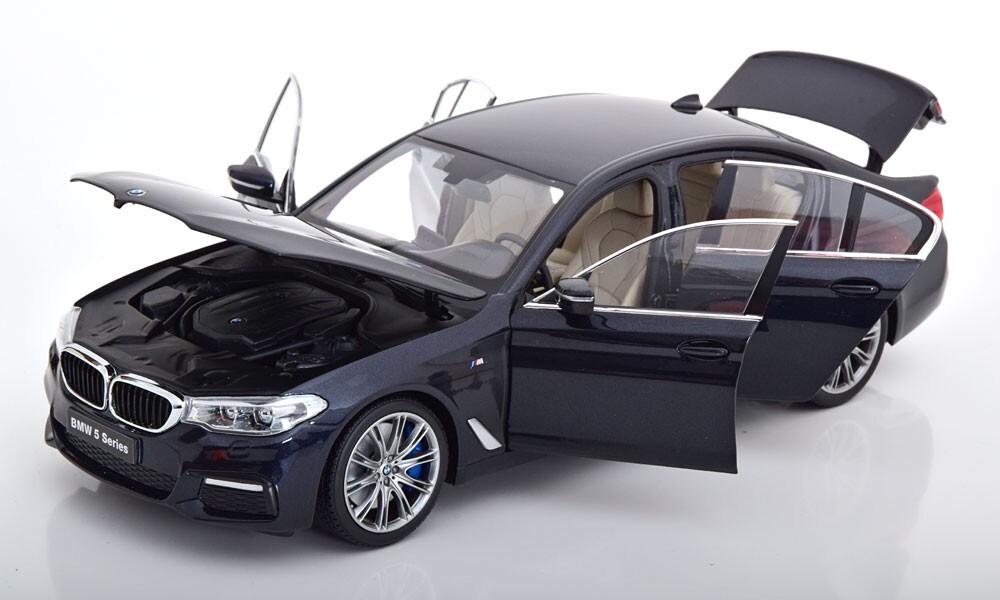 1/18 BMW 5 Series Sedan G30 M Sport Sapphire Blue by Kyosho , FREE