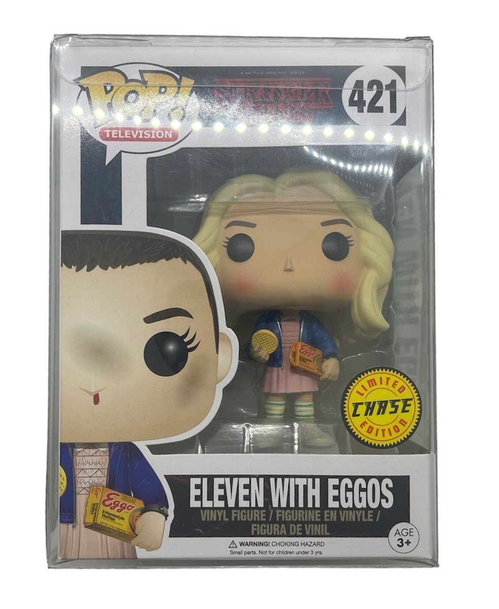 🧇Funko Pop! Stranger Things Eleven with Eggos #421 Chase NIB W