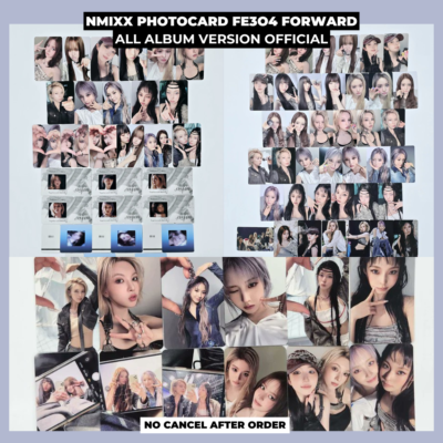 NMIXX PHOTOCARD 4TH EP Fe3O4 FORWARD OFFICIAL PRE-ORDER LIMITED