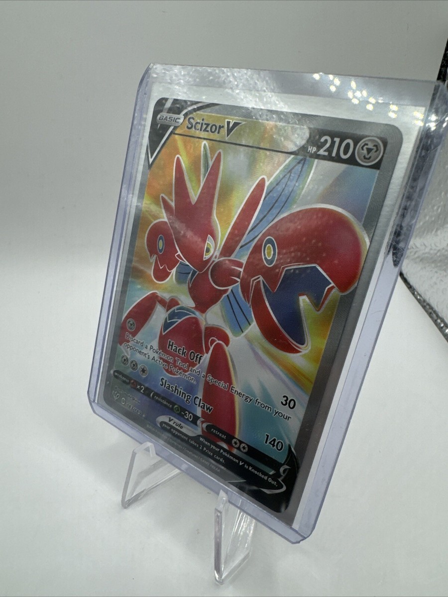 Scizor V NM 183/189 Darkness Ablaze Full Art Holo Ultra Rare