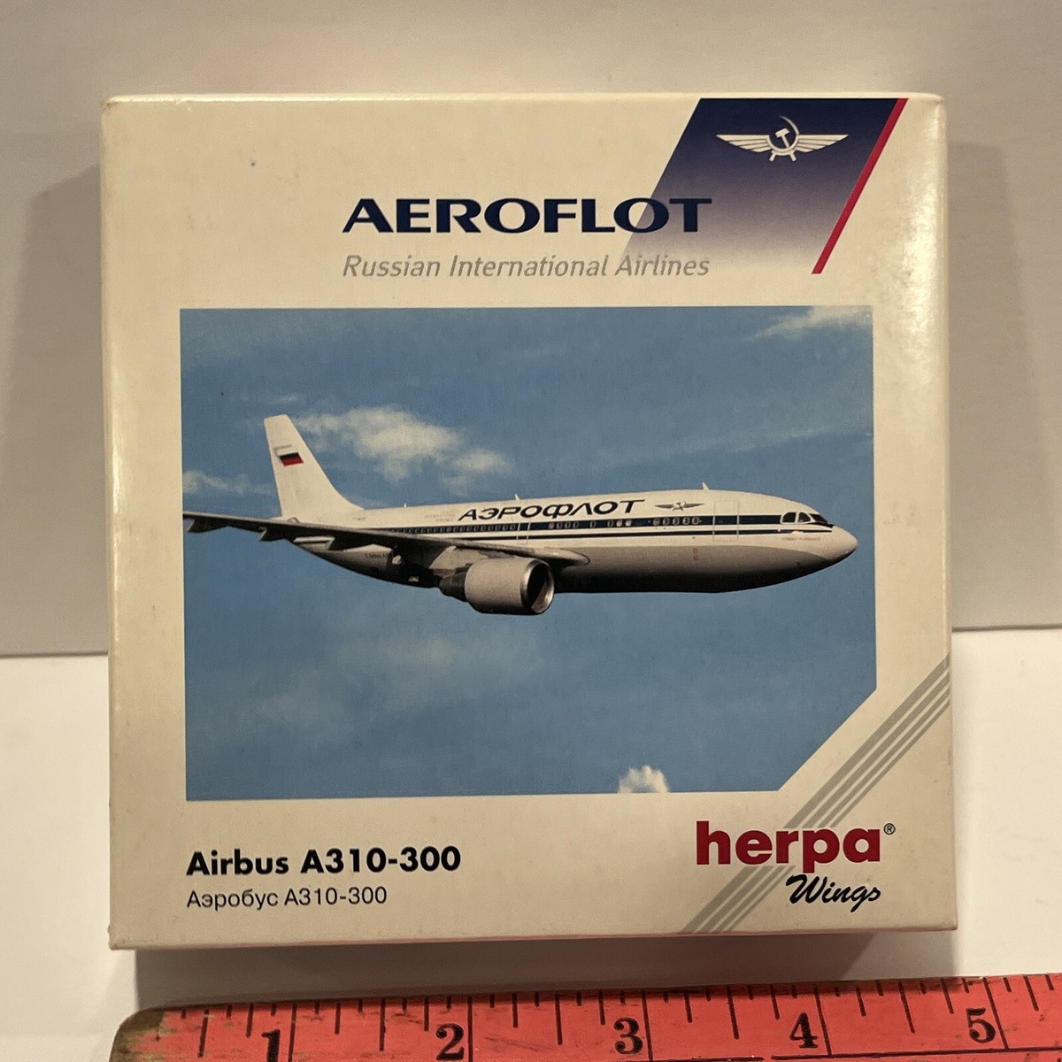 1:500 Herpa Aeroflot Russian International Airlines Airbus A310
