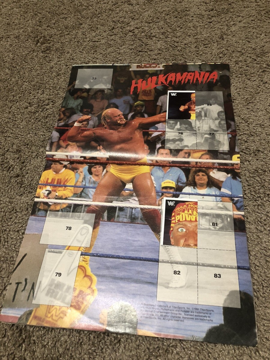 Vintage Hulk Hogan Ultimate Warrior 1991 WWF SUPERSTARS Official