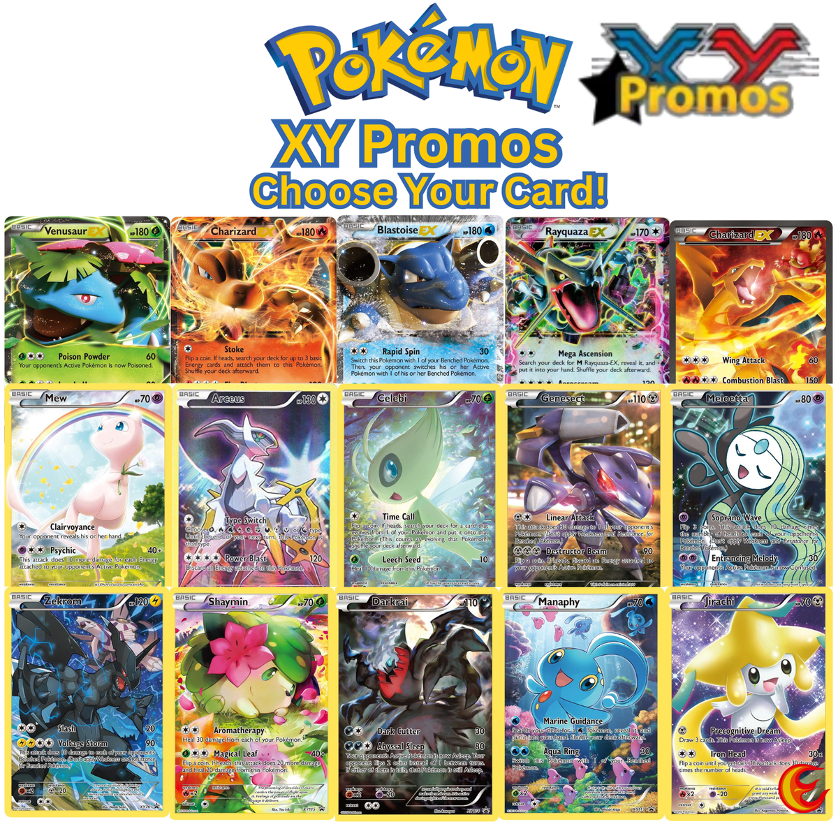 Pokemon XY Promos - 2013-2017 Choose Your Card LP/NM | eBay