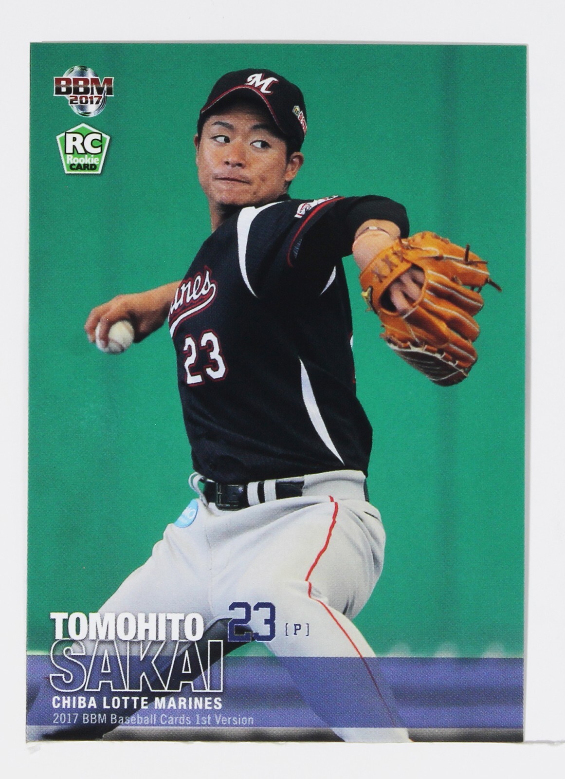 TOMOHITO SAKAI No.076 - 2017 BBM Baseball Trading Card 1st Version