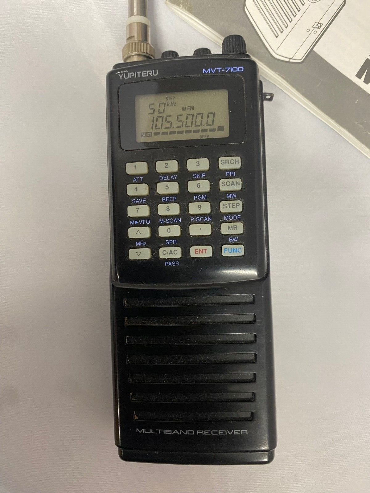 YUPITERU MVT-7100 マルチバンド受信機 ユピテル ショップ MVT-7100