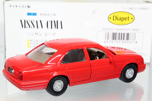 ミニカーショップ ケンボックス ダイヤペット☆SV-32☆日産シーマ(赤