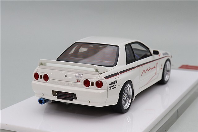 アイドロン 1/43 マインズ スカイライン GT-R (BNR32) N1 ホワイト/BBS