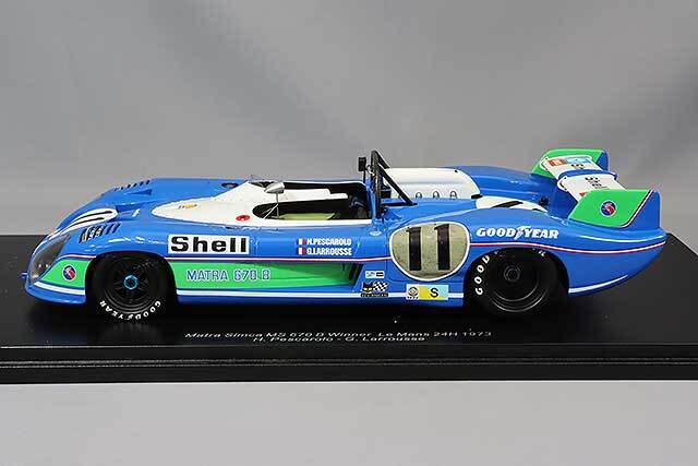 スパーク 1/18 マトラ シムカ MS670B 1973 ルマン24H ウィナー #11 H