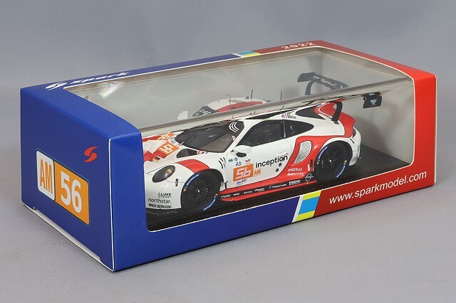 スパーク 1/43 ポルシェ 911 RSR-19 チーム プロジェクト1 2022 ルマン
