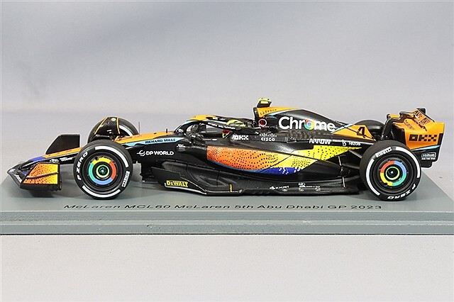 スパーク 1/43 マクラーレン MCL60 2023 F1 アブダビGP 5位 #4 L.ノリス