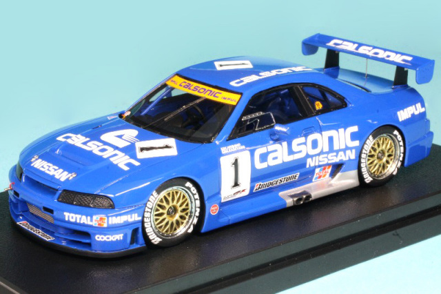 P408 - エブロ P-4 1/43 Castrol PITWORK GT-R JGTC 2002 No.23 P408