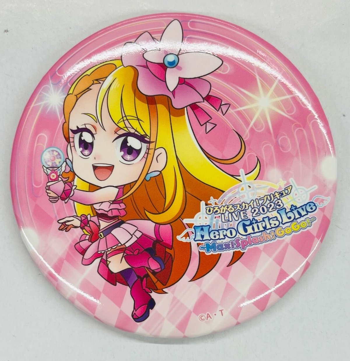 プリキュア キュアバタフライ あげは LIVE2023 Hero Girls Live 缶バッ