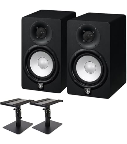 Amazon | YAMAHA HS5 ペア TRS-XLRケーブル スピーカースタンドセット