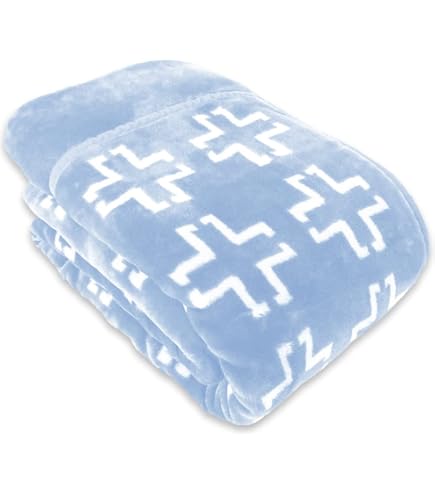 Amazon｜西川 ニューマイヤー毛布 ブルー FQ82210000｜ブランケット