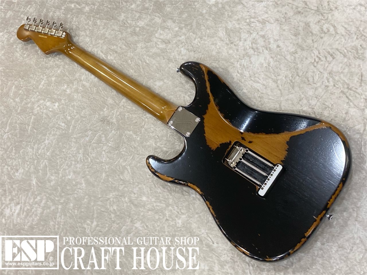EDWARDS E-SE-S.K.I.N. / Distressed Black（新品/送料無料）【楽器