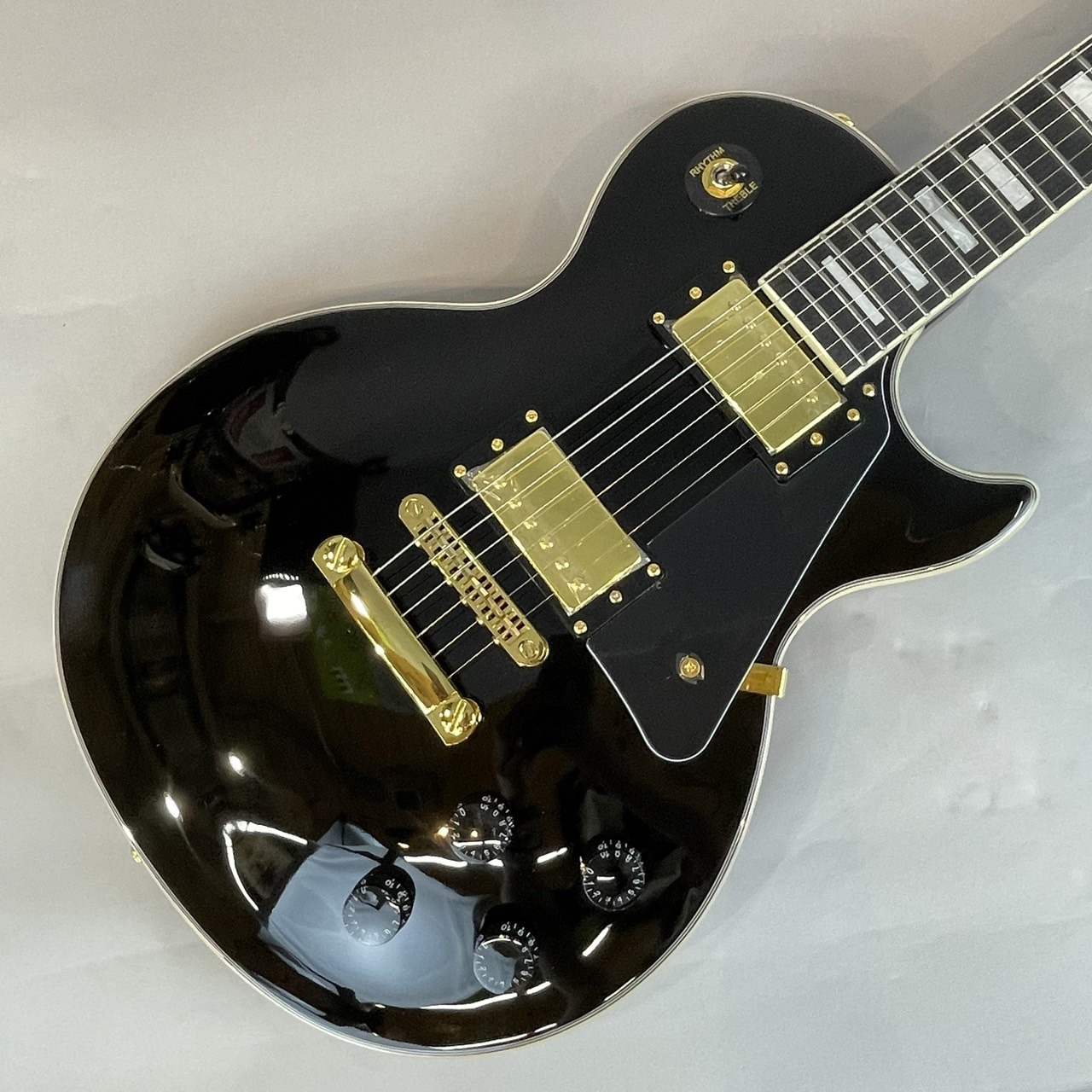 BUSKER'S BLC300 BK レスポールカスタム 軽量 エレキギター ブラック