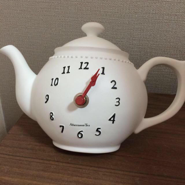 AfternoonTea - アフタヌーンティー♡ポット型クロックの通販 by R♡N