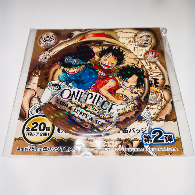 ONE PIECE コレクション 缶バッジ シークレット エース ルフィ サボの
