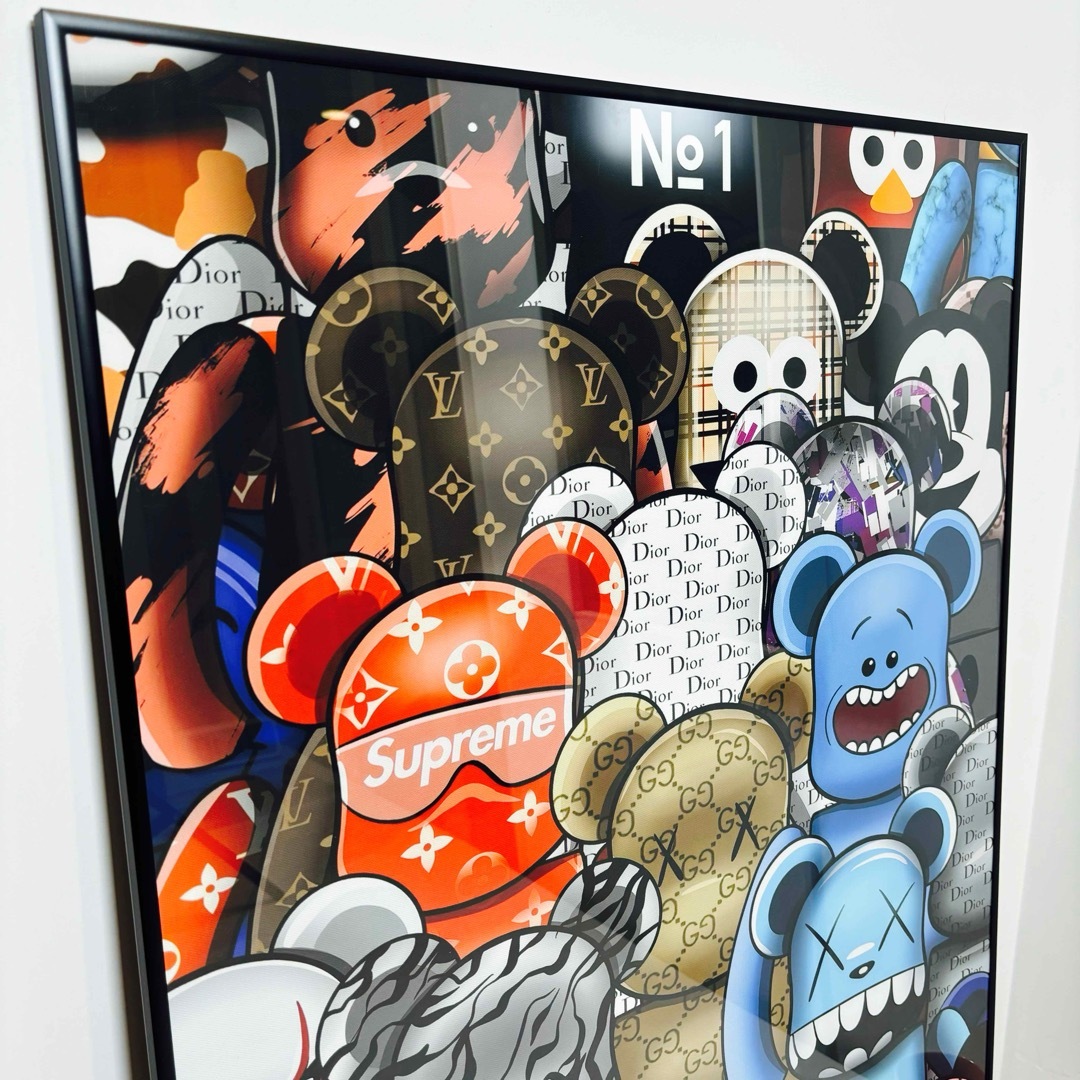 ポスター】KAWS(カウズ)20 ベアブリック(A1サイズ)の通販 by ひふみ