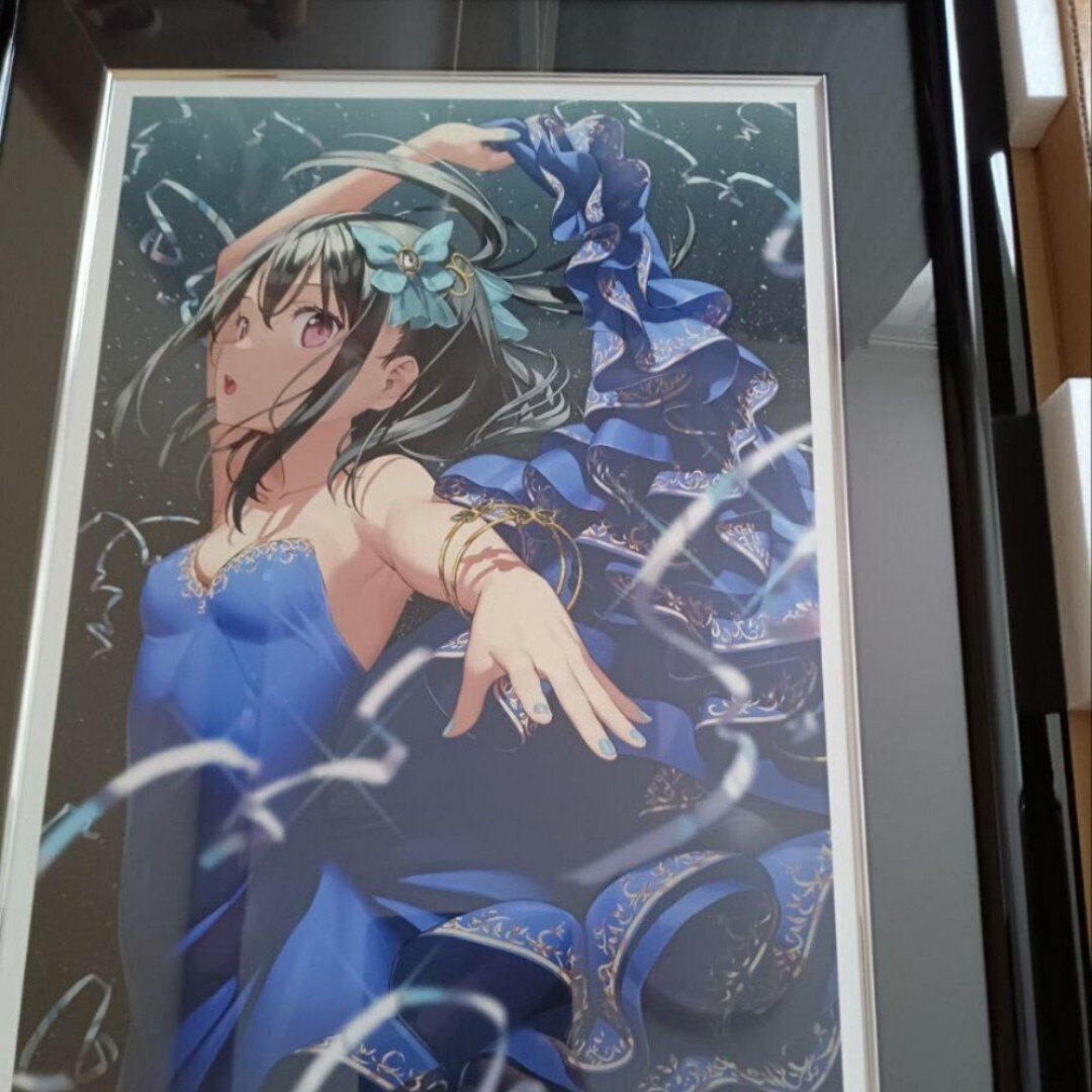 保証書付 カントク オリジナル版画 「AZUL アズール」直筆サイン入の