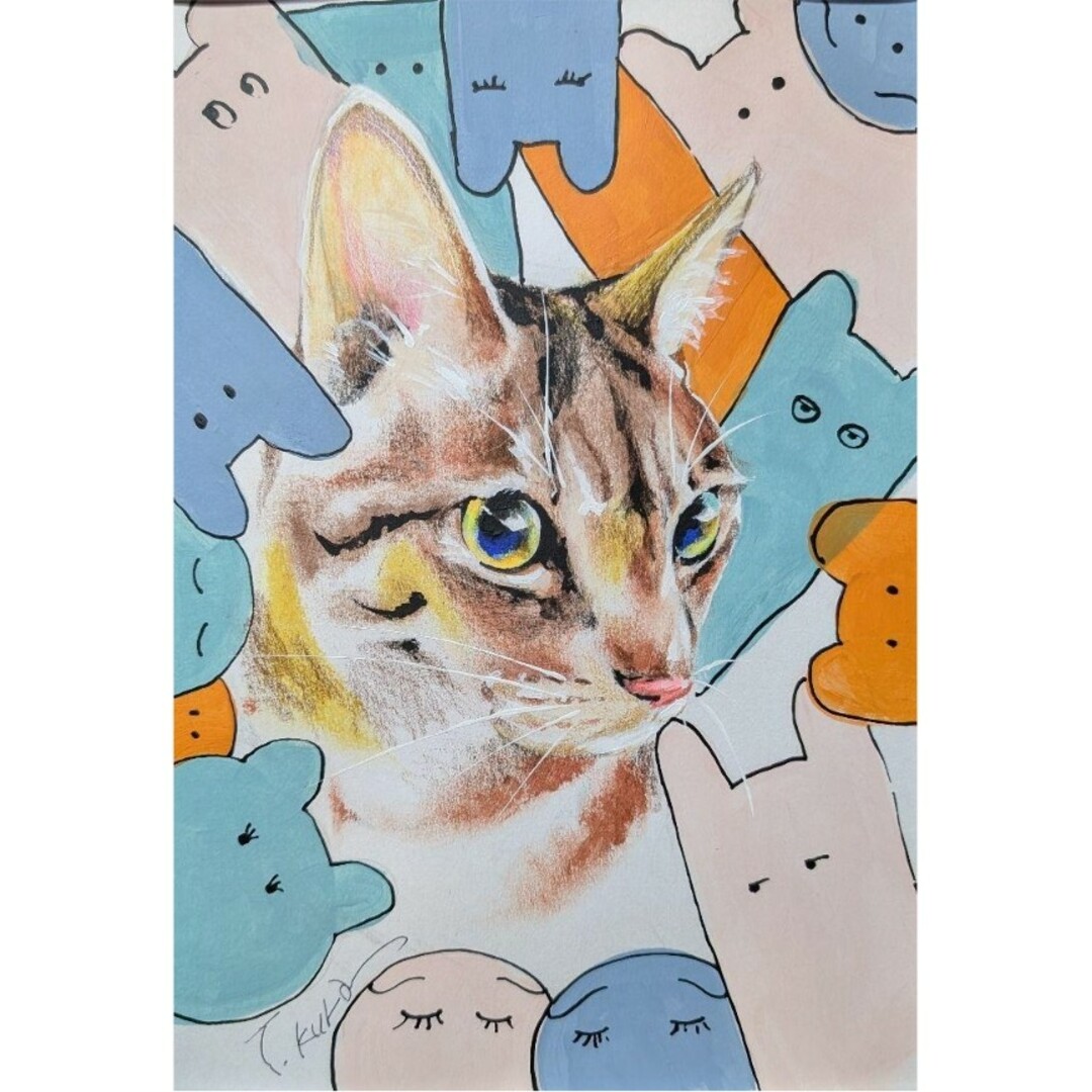 かやみやの〜原画(猫の絵) 【公式通販】