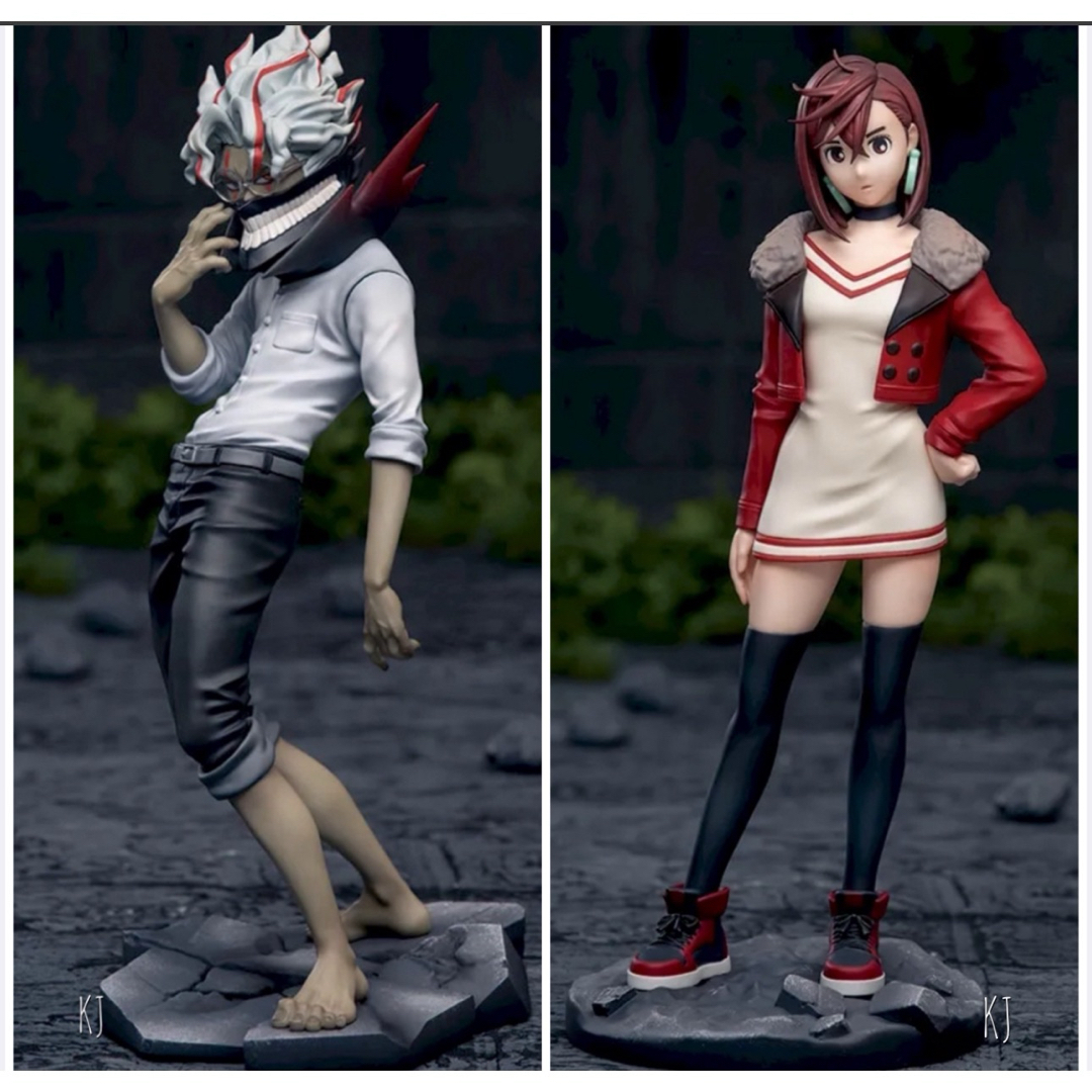 ❕リペイント作品❕ダンダダン オカルン&モモ アニメ塗り 2次元塗装