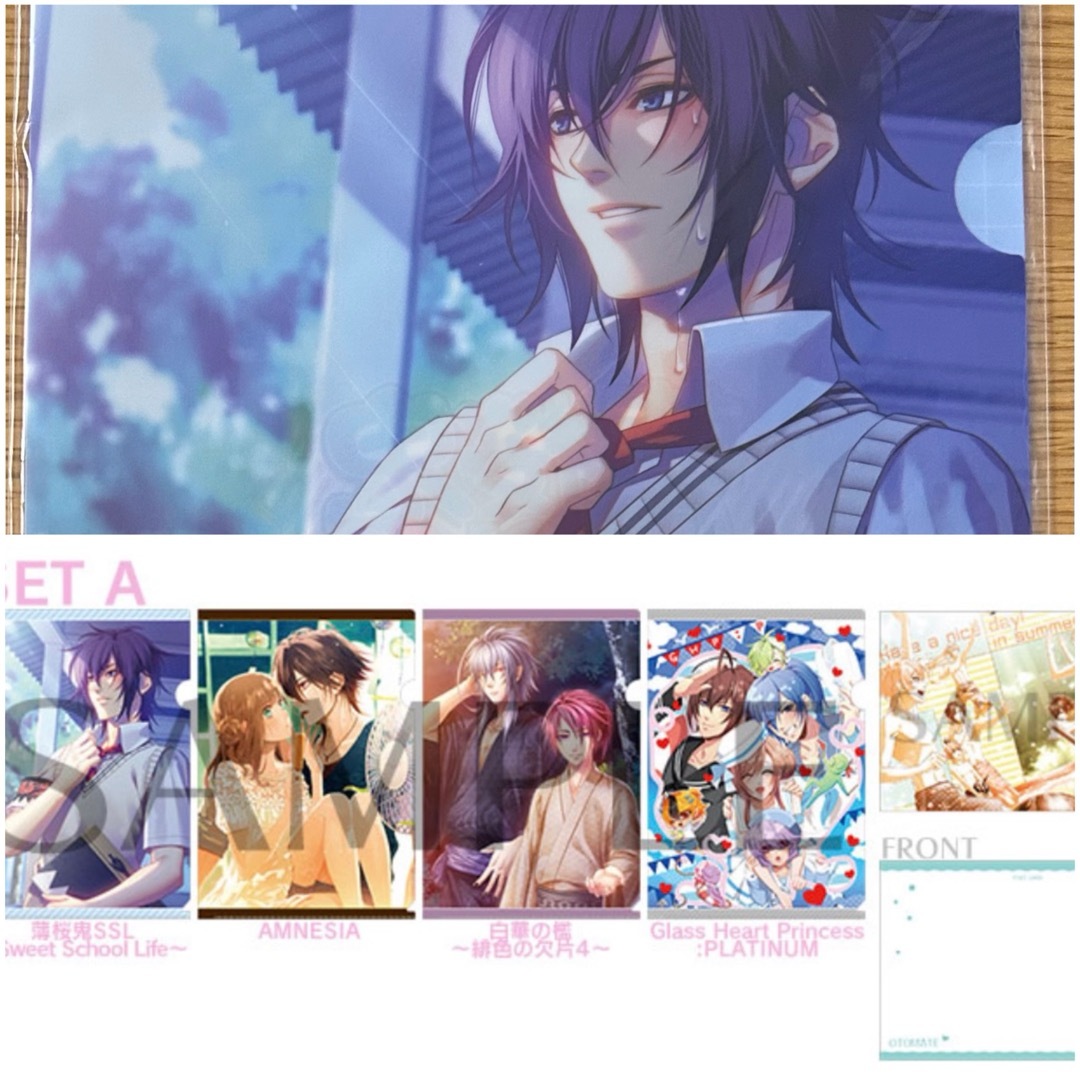 オトメイト 夏の市 2015 クリアファイルセット レア 薄桜鬼 グラハ