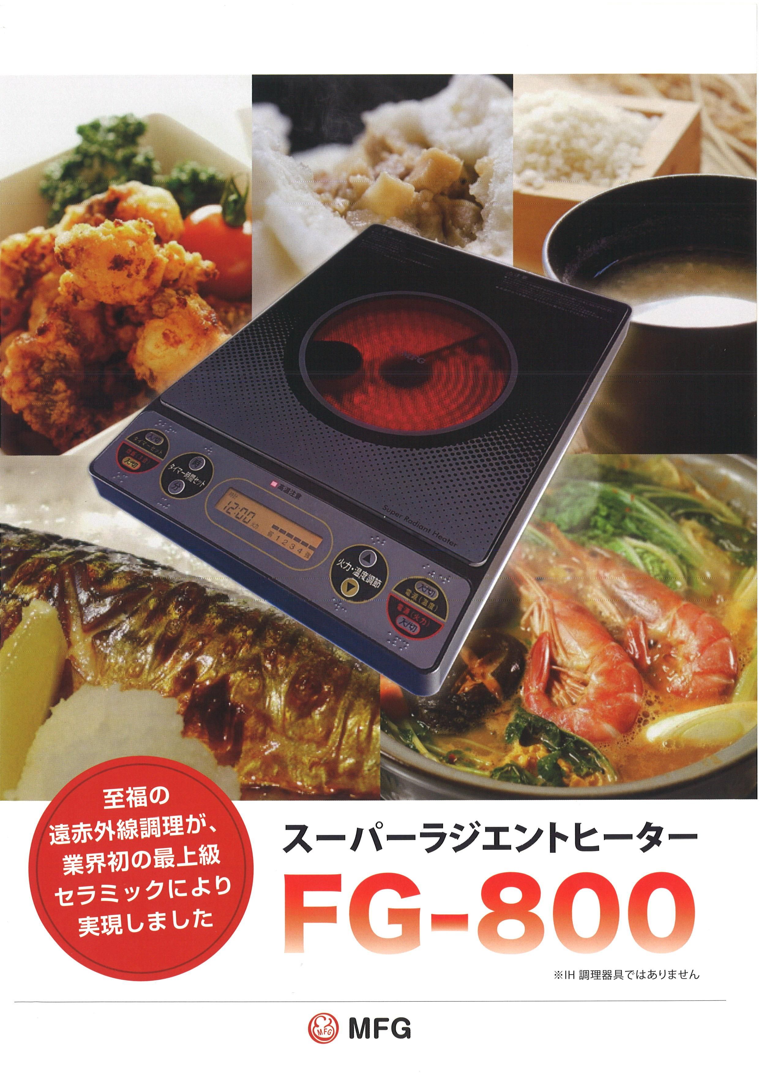 ラジエントヒーター FG-800【正規代理店】【メーカー直送】【送料無料