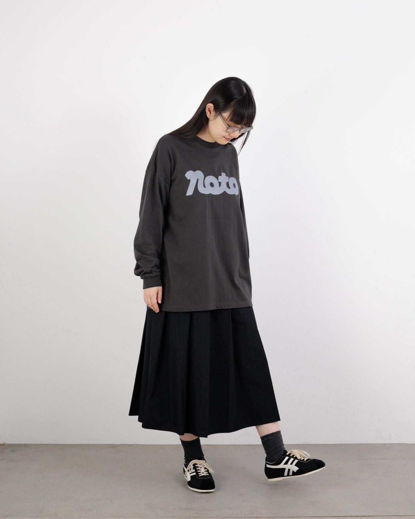 6JUMBOPINS noto ビッグシルエットロングスリーブTシャツ (ホワイト