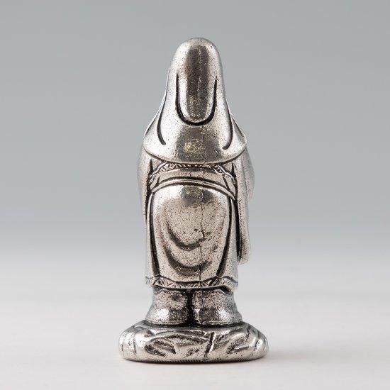 錫 置物 七福神 福禄寿様 黒漆加工 [No.194-4]｜薩摩錫器工芸館