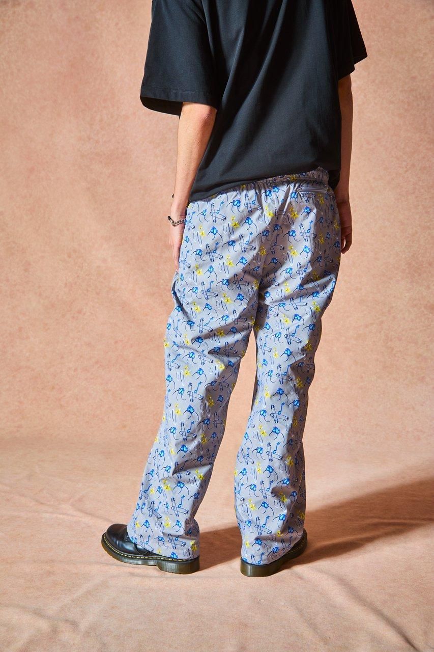 総柄ナイロンパンツ - ROY reflect overjoy