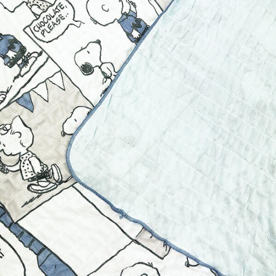 スヌーピー Ice Cream comics クールハーフケット グレー ひんやり