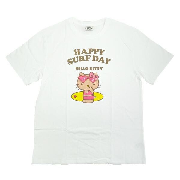 サンリオ 日焼け キティ 半袖Tシャツ(XL) サーフ アパレル Sanrio