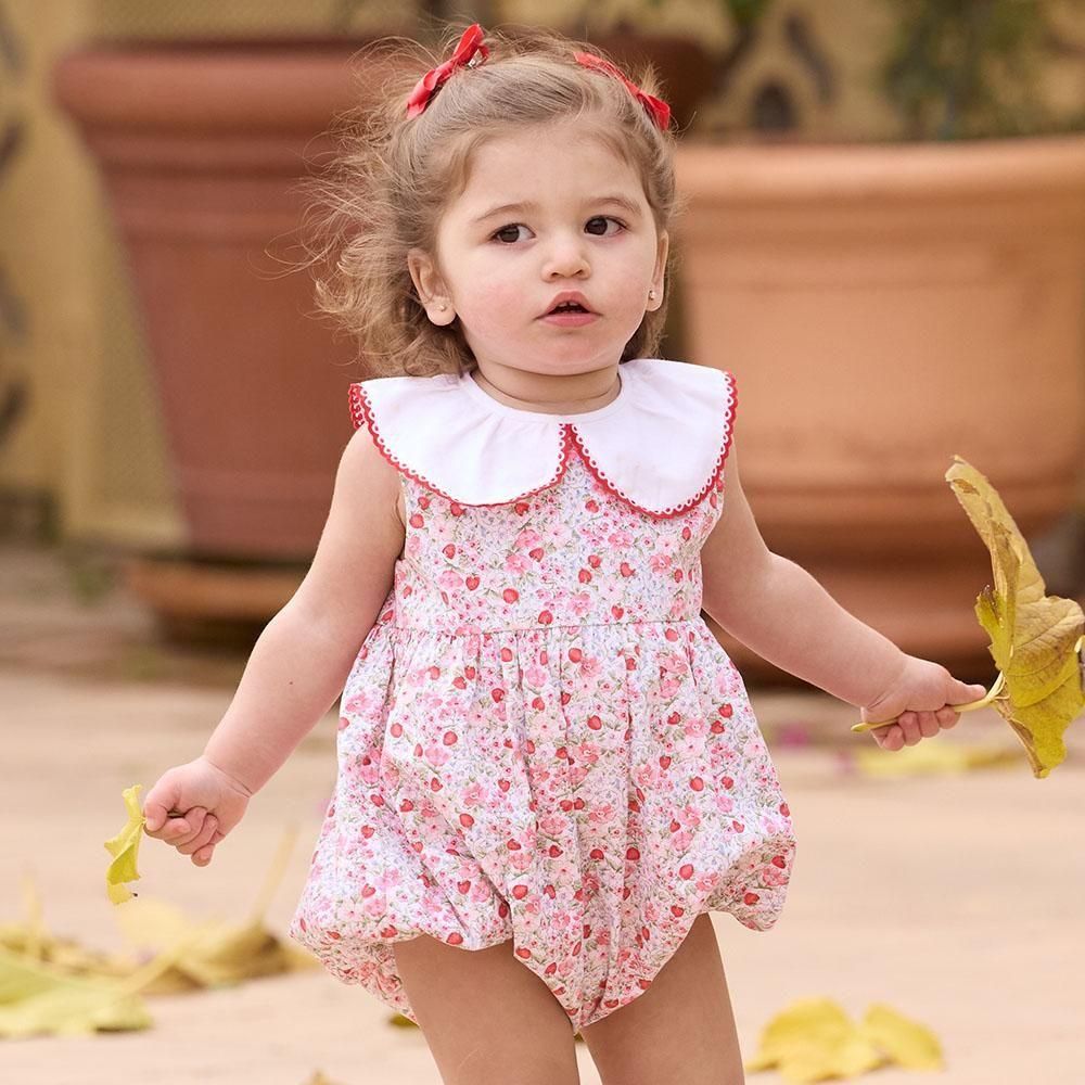 Amaia Kids - Aria dress - Liberty Navy/Khaki アマイアキッズ