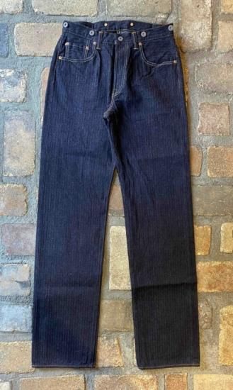 GZ-16LST-03 16oz ヒッコリー ルーズストレートジーンズOW - 倉敷美観