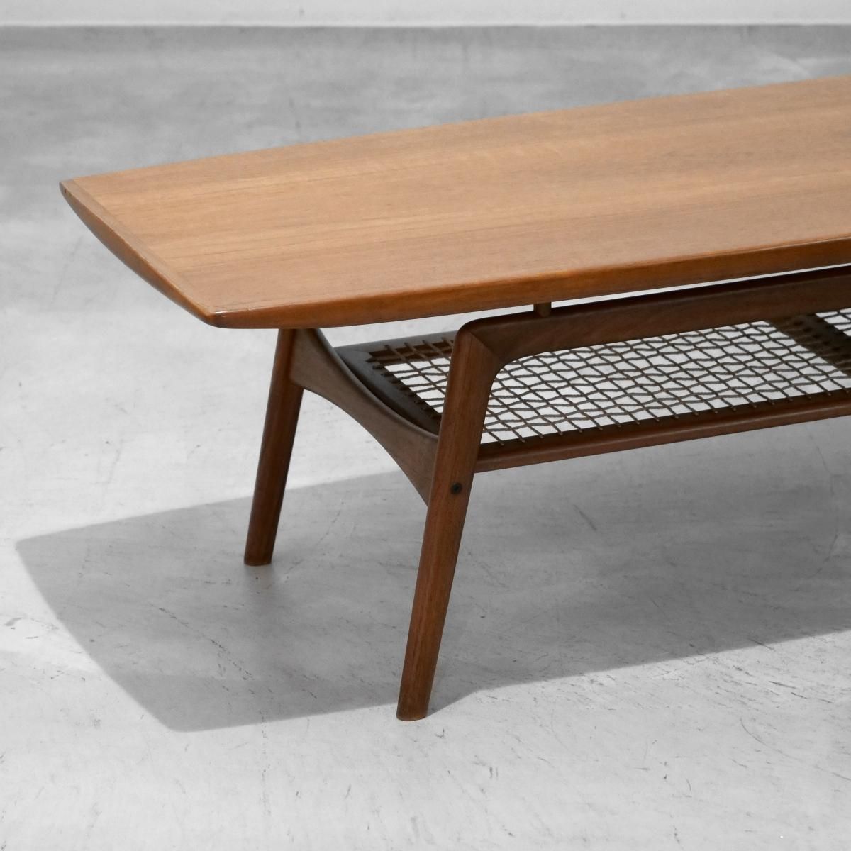 ST2274｜コーヒーテーブル（チーク）北欧デンマークビンテージ家具