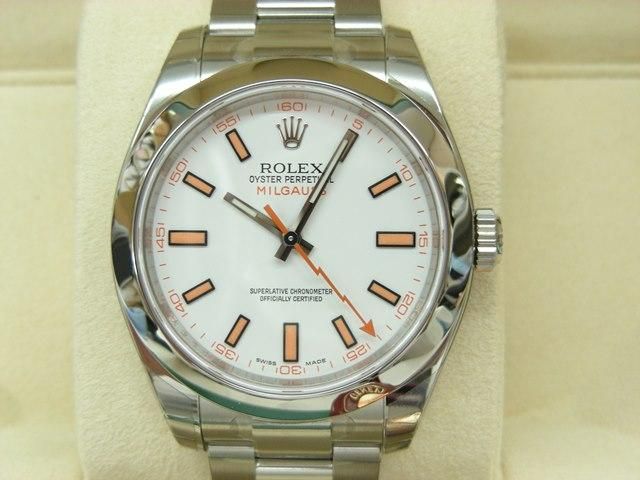 ロレックス ミルガウス ホワイト 正規未使用品 - 腕時計専門店THE