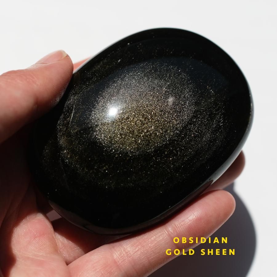 Obsidian Gold Sheen ゴールド・シーン・オブシディアン／メキシコ産