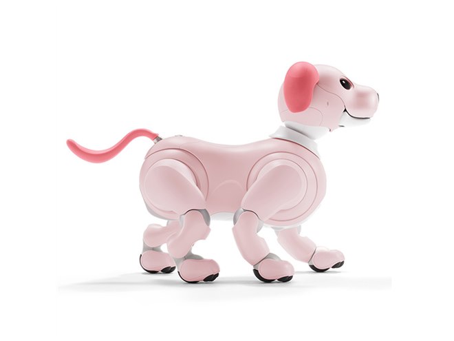ソニー、「aibo」の2022年カラー「いちごミルク エディション」を本日1