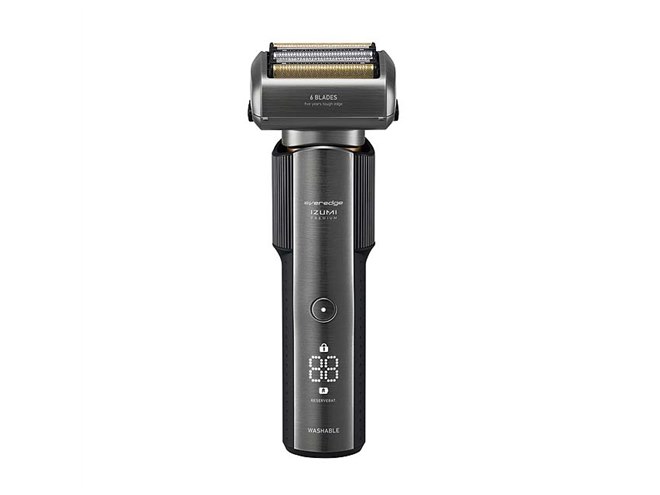 イズミ、5年保証付き6枚刃シェーバー「everedge IZUMI PREMIUM