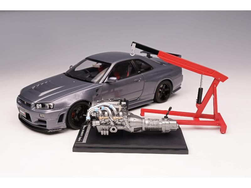 モーターヘリックス】 1/18 日産 スカイライン GT-R (R34) ニスモ