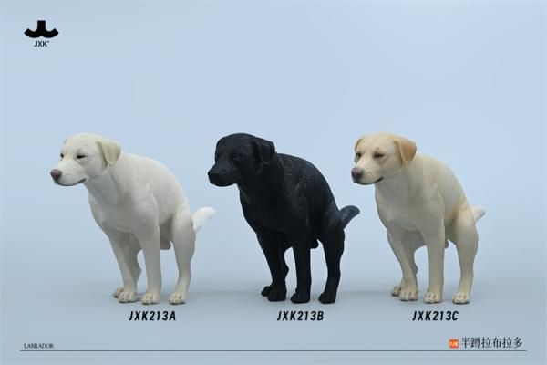 送料無料 1/6 JXK JXK213 ウンチ デブラブラドール・レトリバー犬 - 1