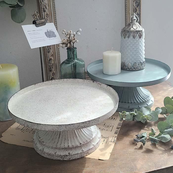 ケーキスタンド風コンポート・ディスプレイスタンド・アンティーク