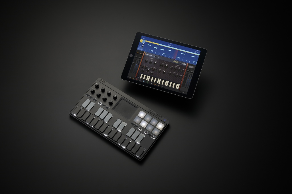NAMM 2016】ワイヤレス・モバイル MIDIキーボード Korg nanoKEY Studio
