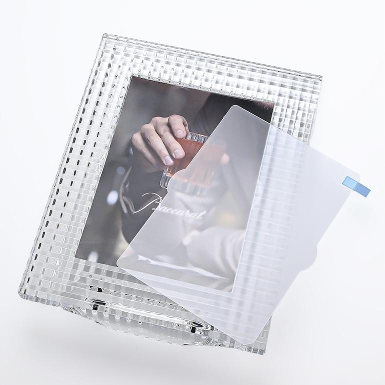 バカラ（Baccarat） フォトフレーム 写真立て クリスタル 11.5cm 16.3