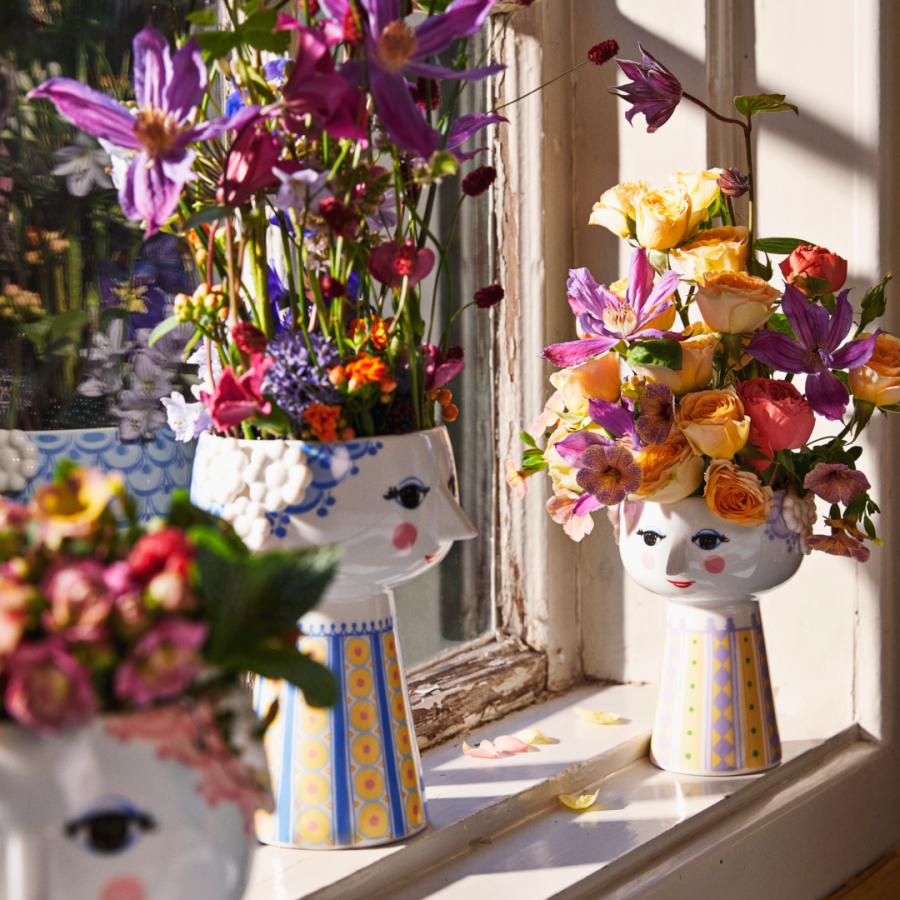 花瓶 フラワーベース 陶器 ビヨン・ヴィンブラッド Bjorn Wiinblad EVA