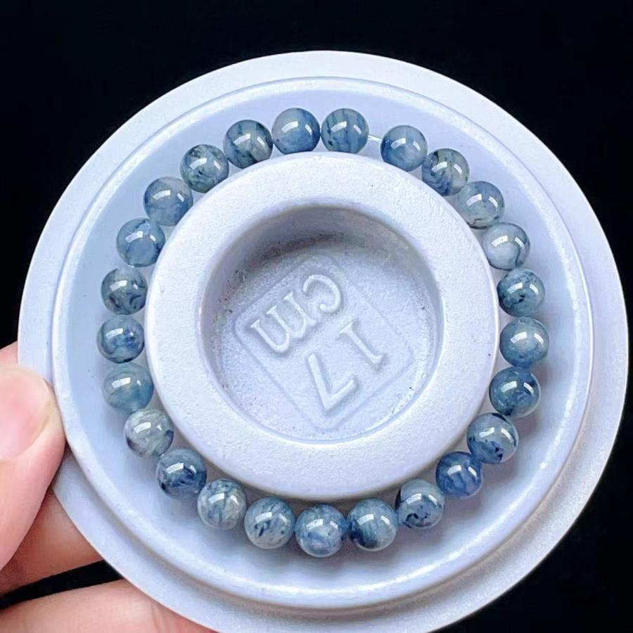 PROME 天然石 一点物・ブルーガーデンクオーツ・ブルーラビットヘアー