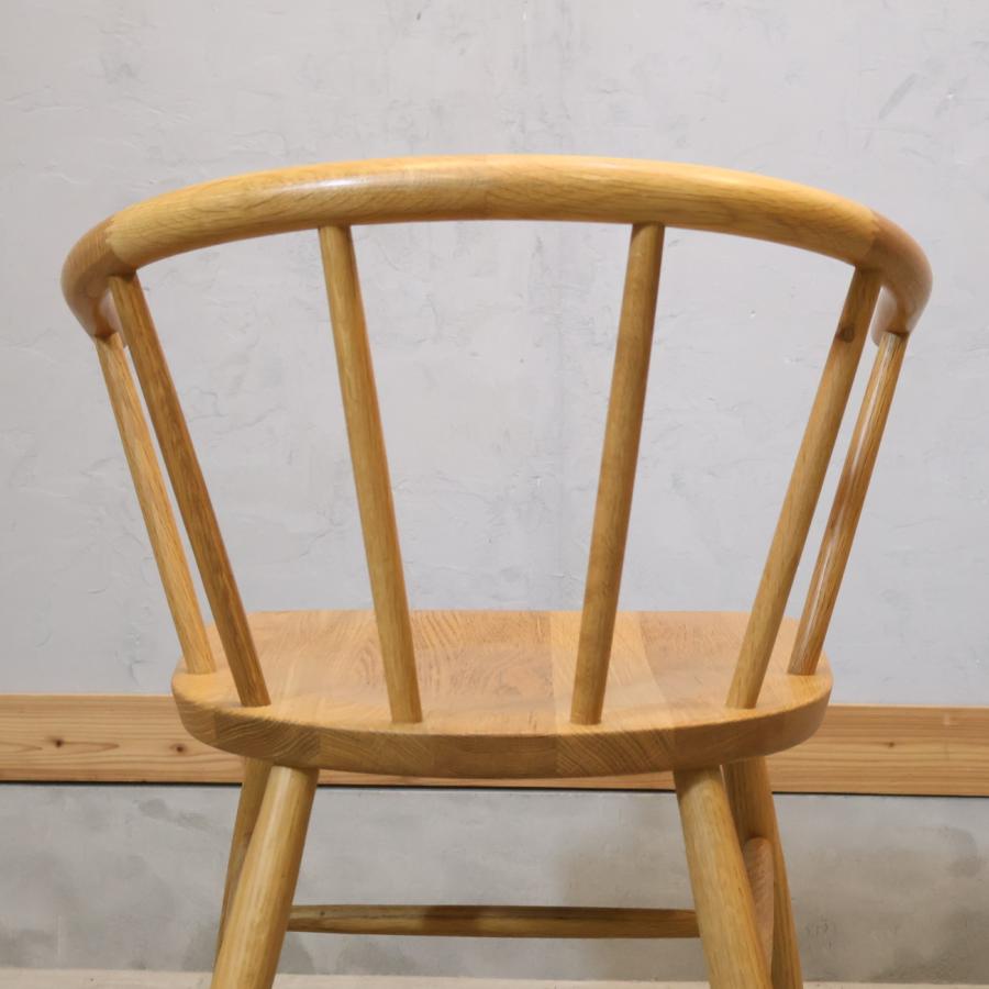 無印良品（MUJI） オーク無垢材 ダイニングチェア 2脚セット 北欧